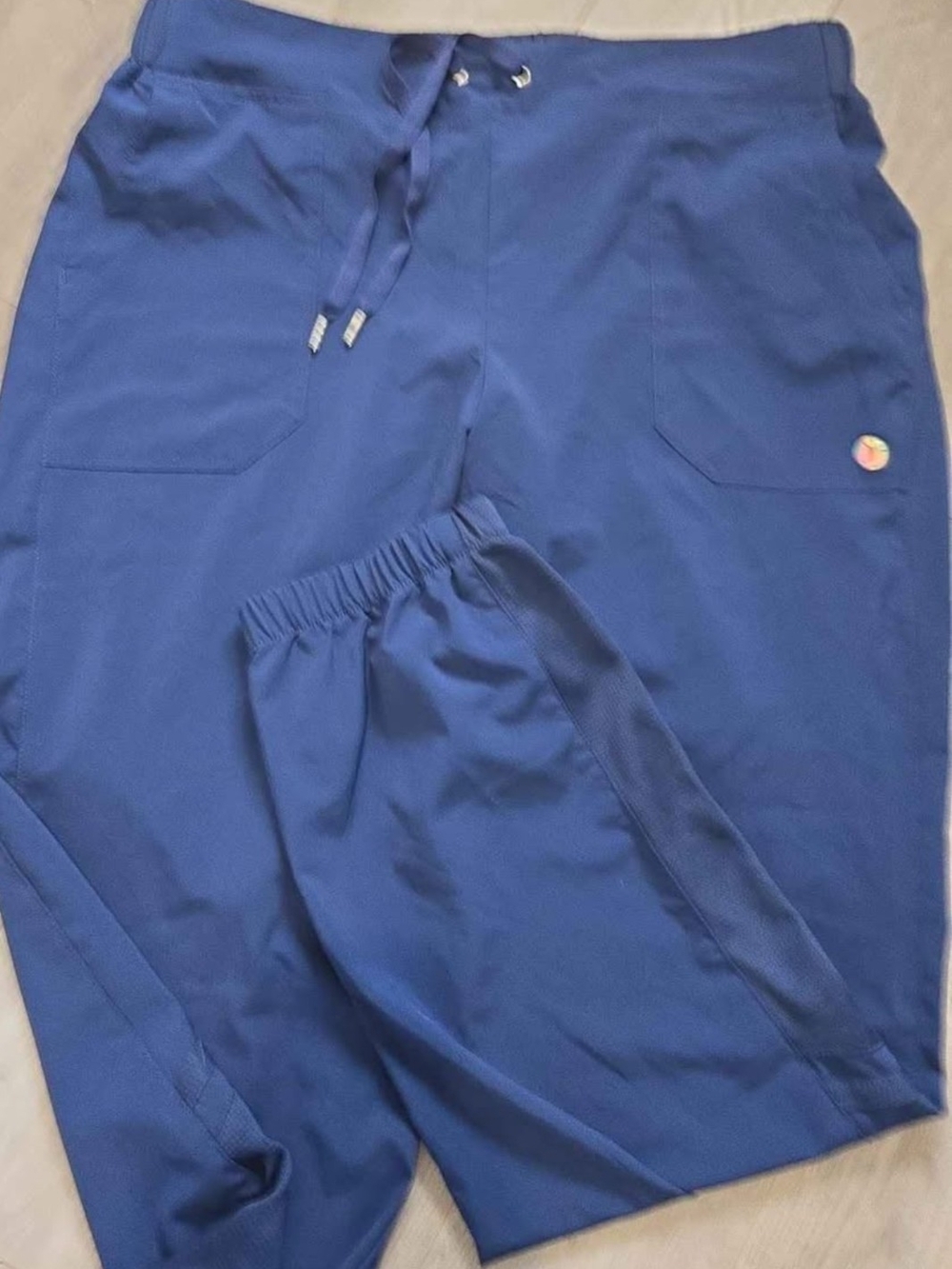 Women’s Navy Drawstring Joggers with Front Pockets